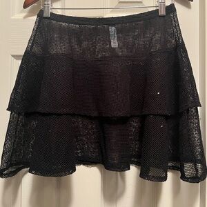 Black Layered Skirt